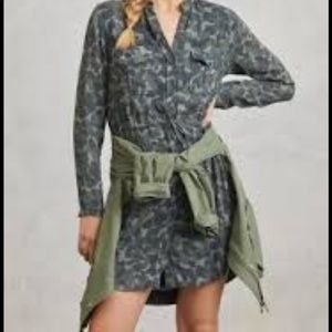 Anthropologie camp shirt dress